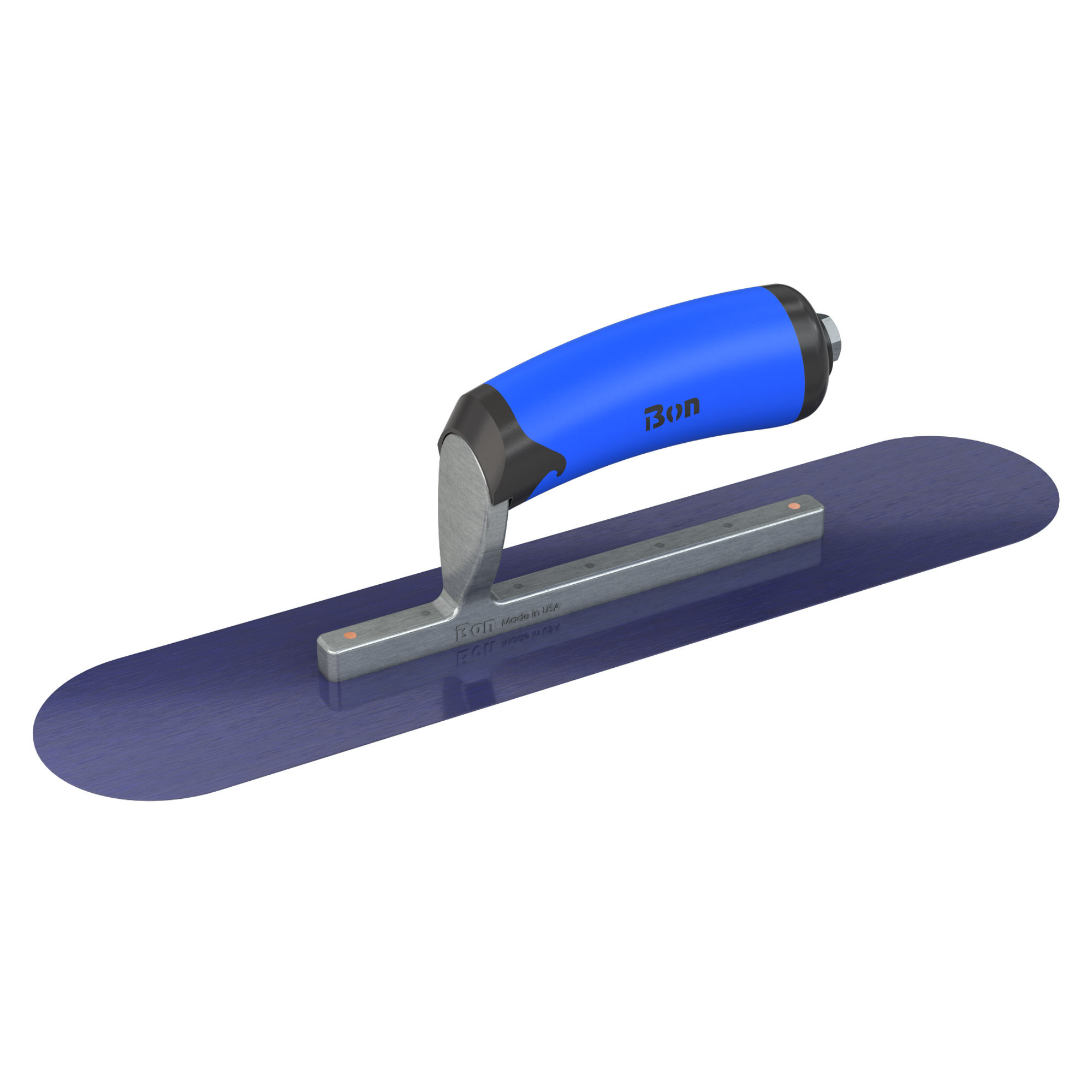 Bon Steel City, Pool Trowel - Blue Steel - 14 x 3 - CMFT Grip, Width 3 in, Length 14 in, Blade Material Blue Steel, Model# 67-163